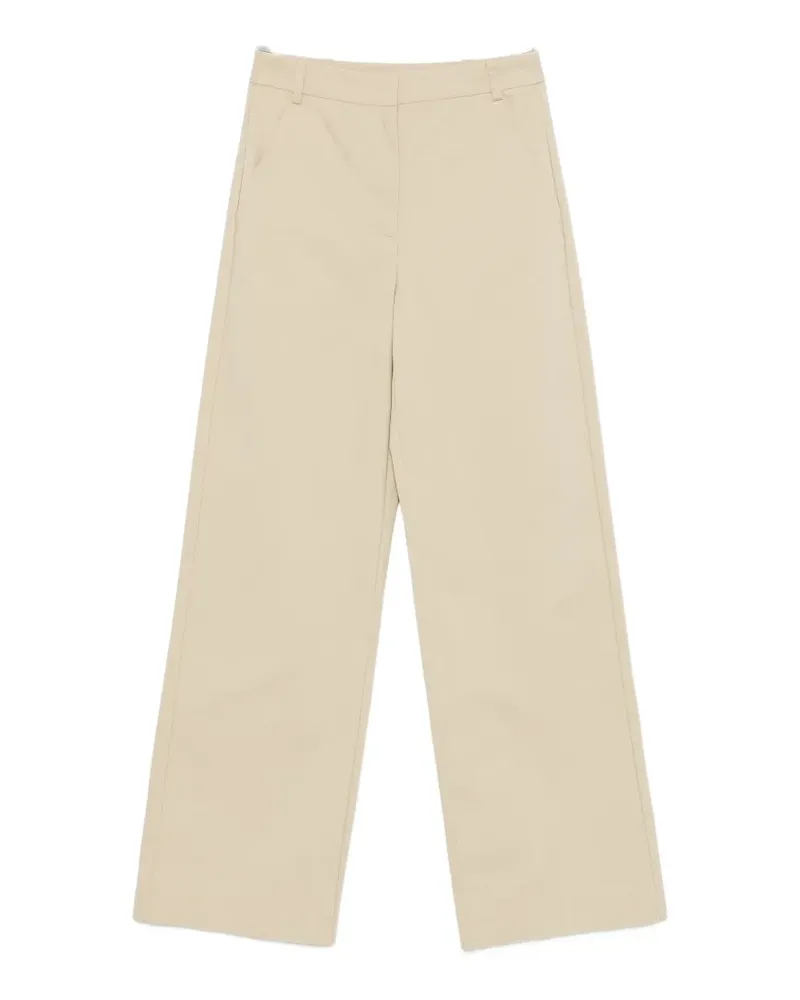 Patrizia Pepe logo-detail trousers - Nude Nude