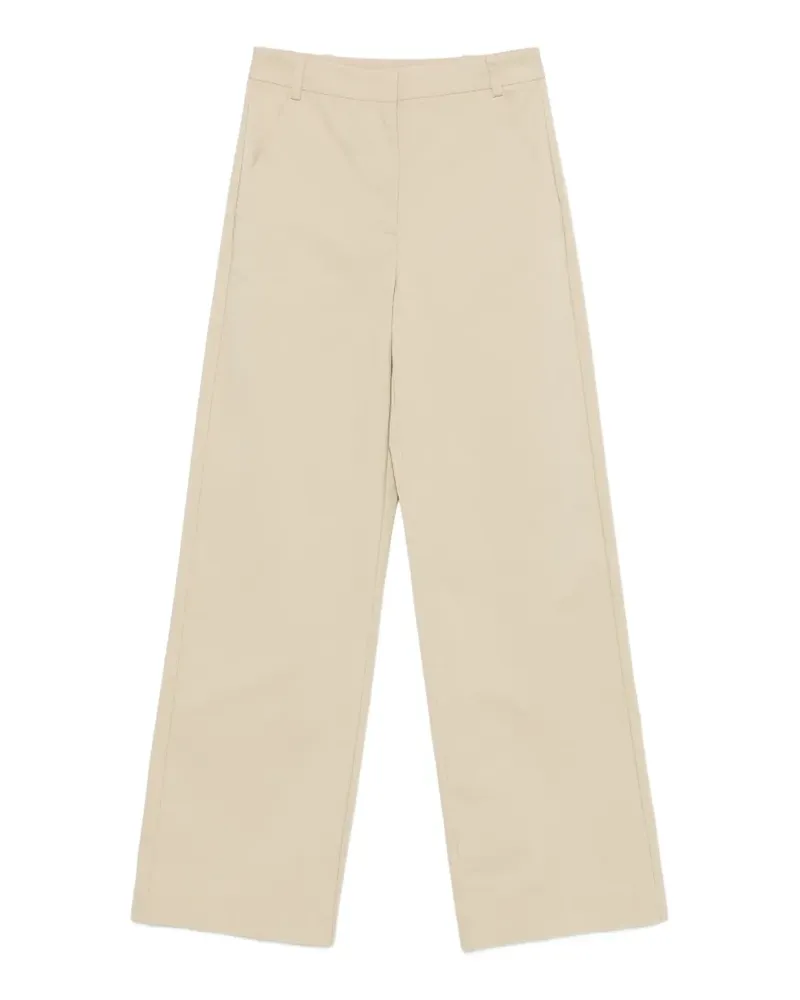 Patrizia Pepe logo-detail trousers - Nude Nude