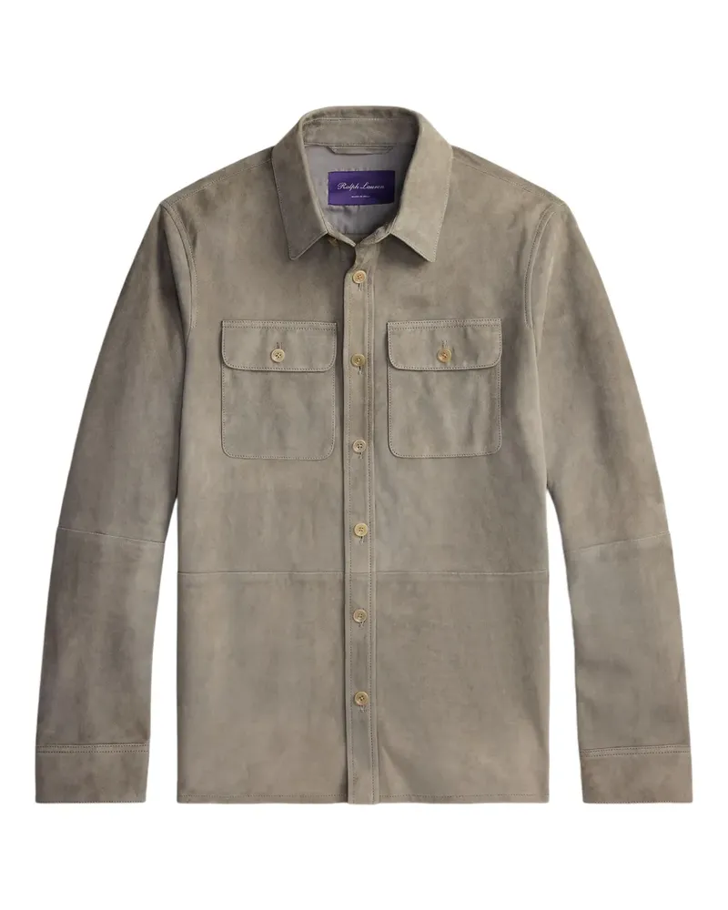 Ralph Lauren Calloway Jacke aus Wildleder - Grau Grau