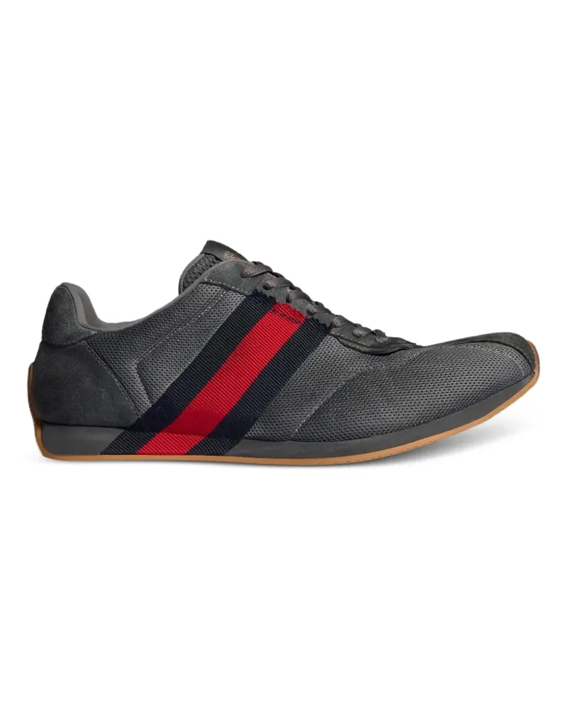 Gucci Tempo Sneakers mit Webstreifen - Grau Grau