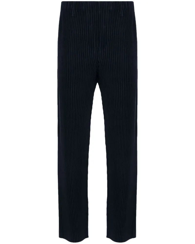 Issey Miyake Basic Hose mit schmalem Schnitt - Blau Blau