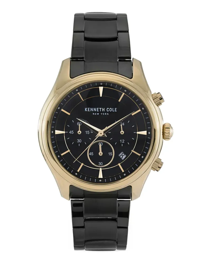 Kenneth Cole Chronograph Date Window Armbanduhr 45,5mm - Schwarz Schwarz