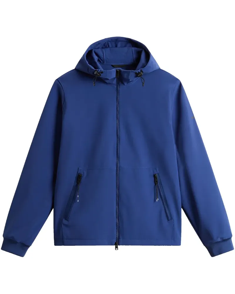 Woolrich Kapuzenjacke mit Reißverschluss Blau