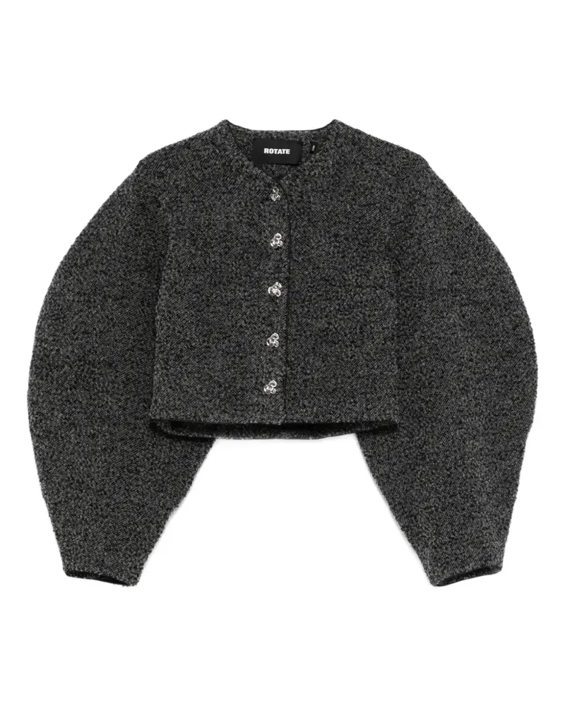 ROTATE Birger Christensen Jacke mit Pailletten - Grau Grau