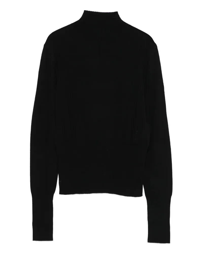Patrizia Pepe Pullover mit Stehkragen - Schwarz Schwarz