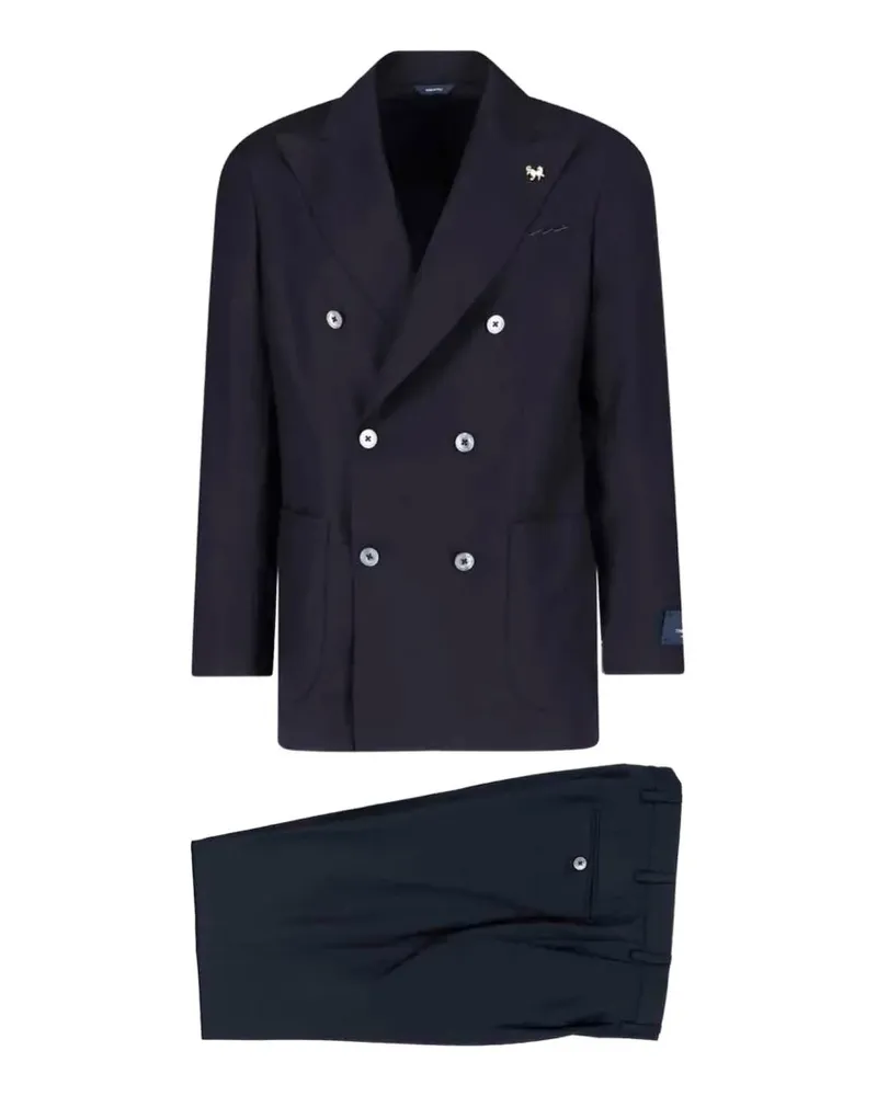 Tombolini double-breasted suit - Blau Blau