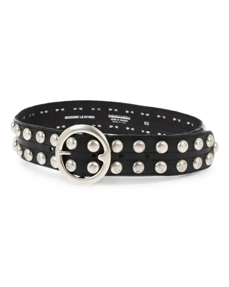 Dsquared2 stud-embellished leather belt - Schwarz Schwarz