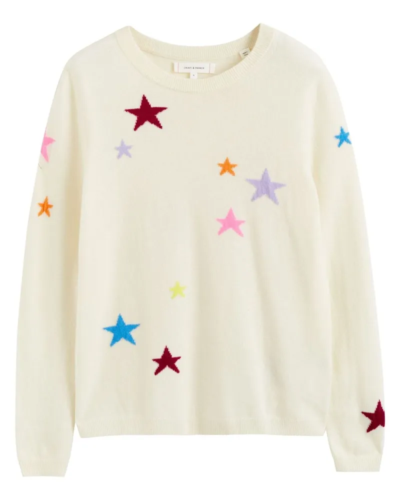 Chinti & Parker Star Pullover - Nude Nude