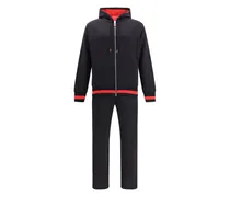 Jogginganzug mit Kapuze - Schwarz