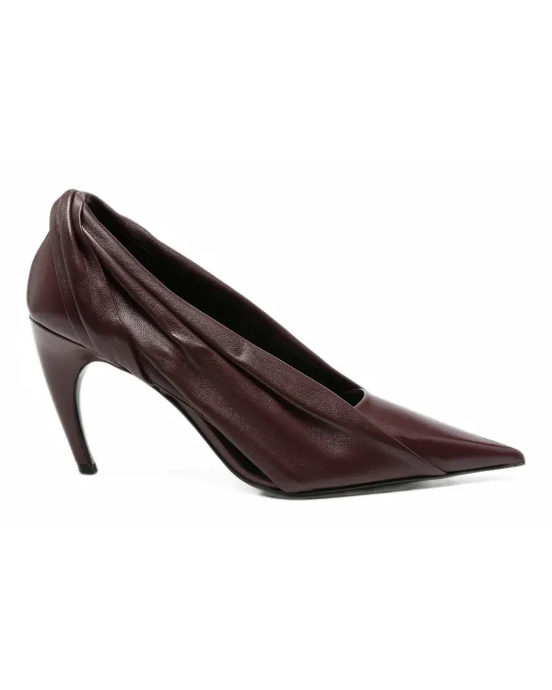 KHAITE Drapierte Eve Pumps aus Leder - Rot Rot