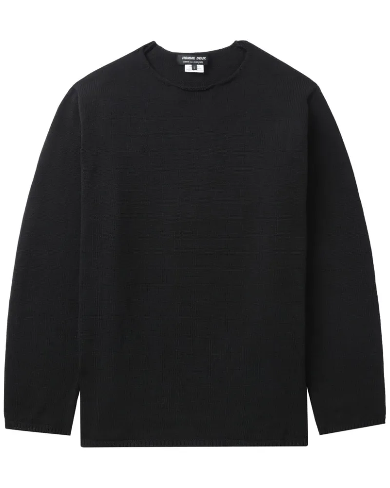 Comme des Garçons Klassischer Pullover Schwarz