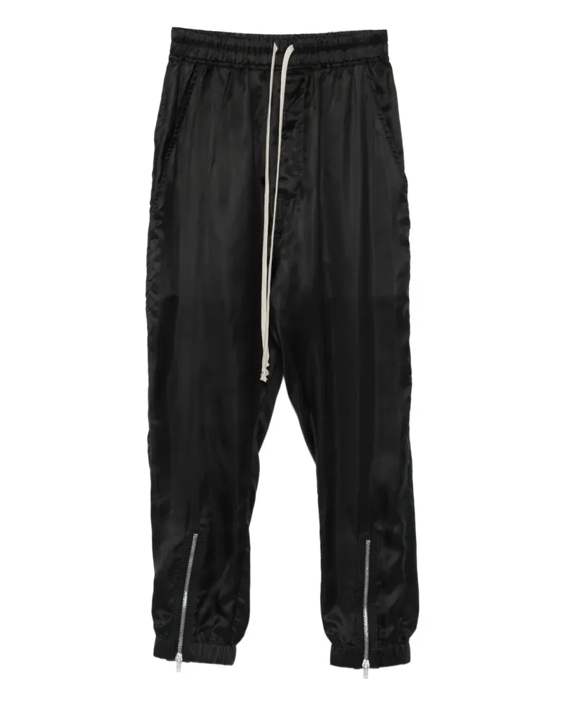 Rick Owens Hose mit Kordelzug - Schwarz Schwarz