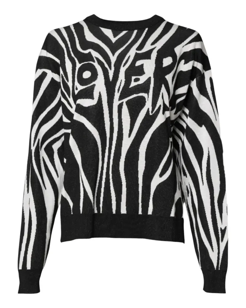 Dolce & Gabbana Pullover mit Zebra-Print - Schwarz Schwarz
