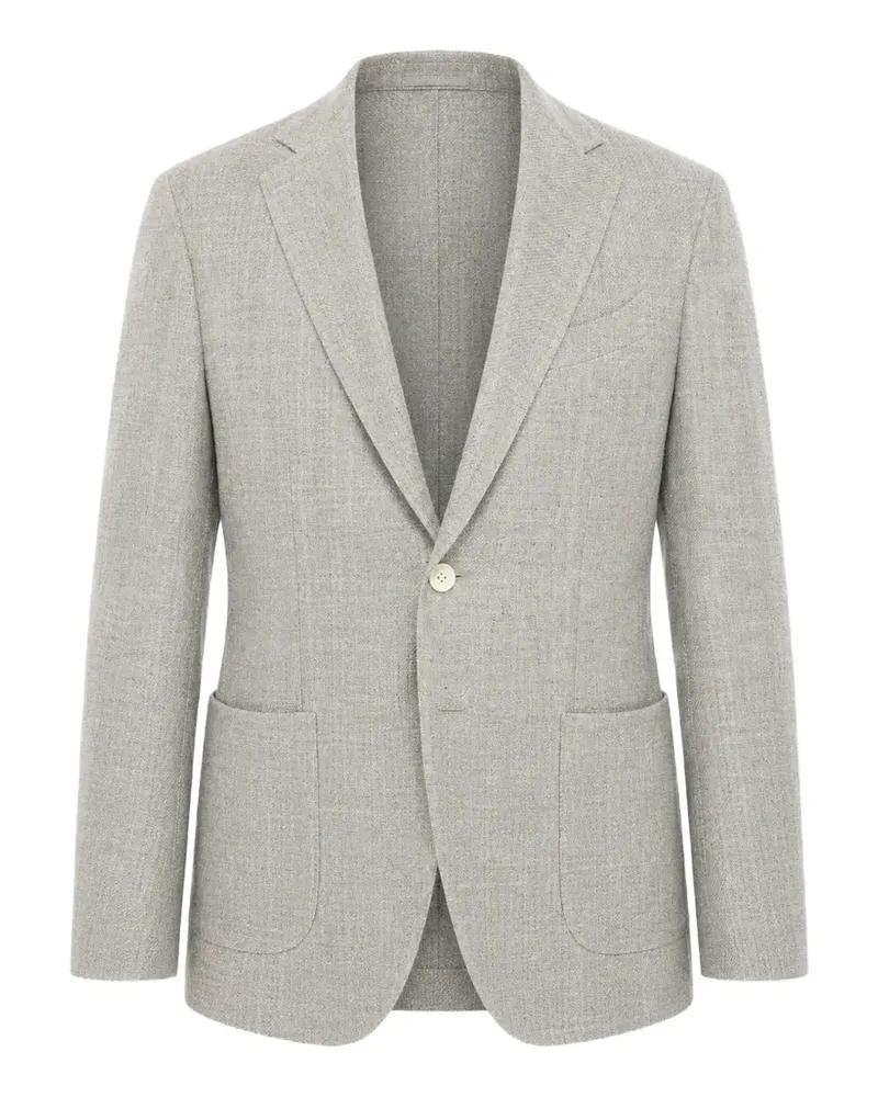 Corneliani Gate single-breasted blazer - Grau Grau