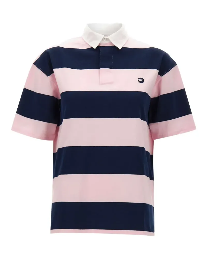 COPERNI striped cotton polo shirt - Rosa Rosa