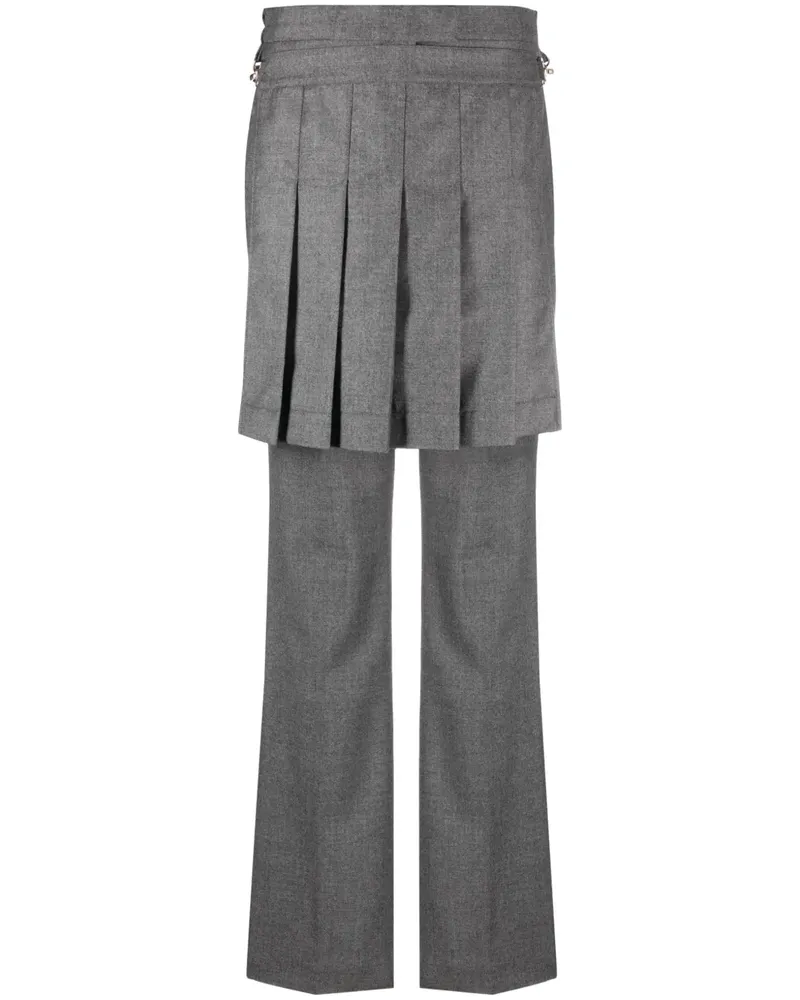 Fendi Klassische Hose - Grau Grau