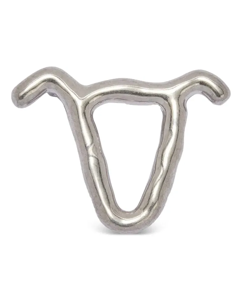 Jil Sander Zodiac Sagittarius Schnalle - Silber Silber