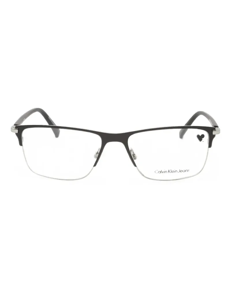 Calvin Klein rectangle-frame glasses - Schwarz Schwarz