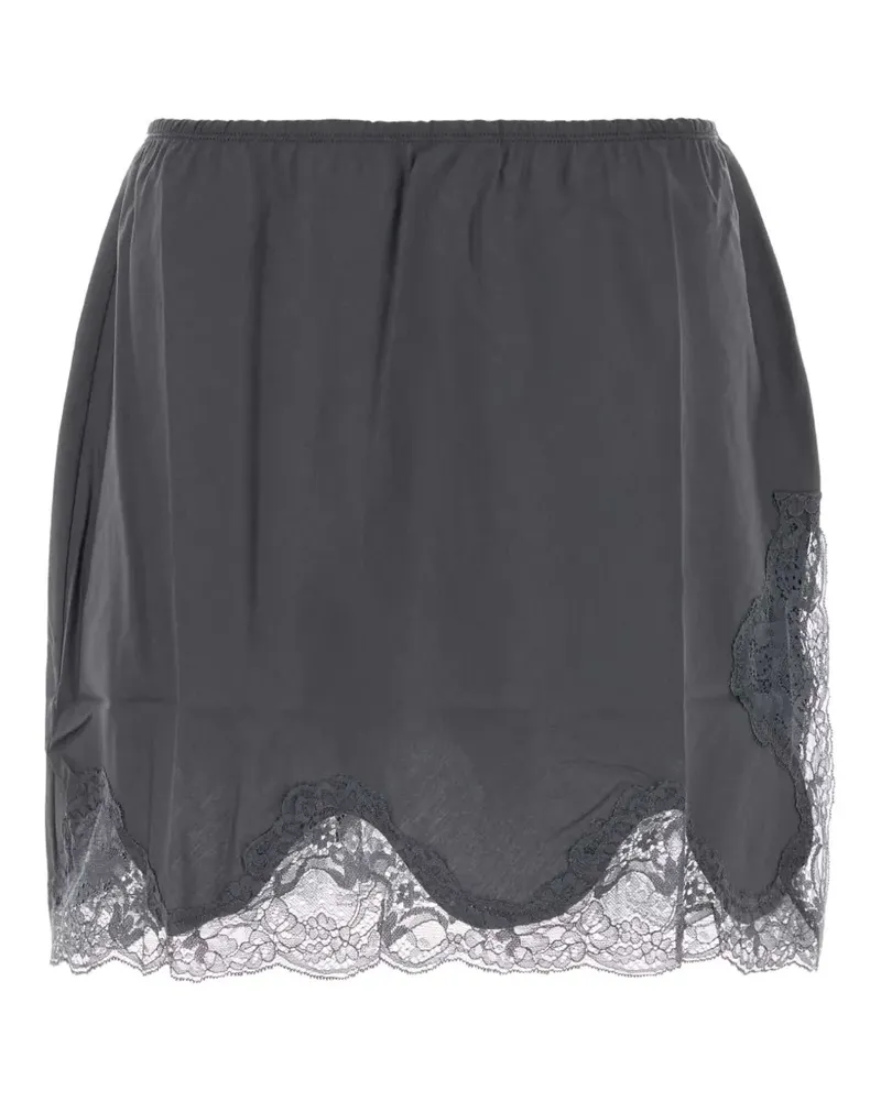 GIMAGUAS Katalin lace-trim mini skirt - Grau Grau
