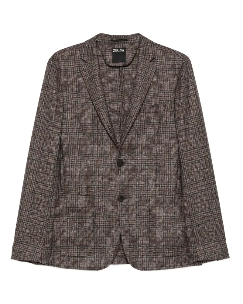 Ermenegildo Zegna Jacke mit zwei Knöpfen - Braun Braun