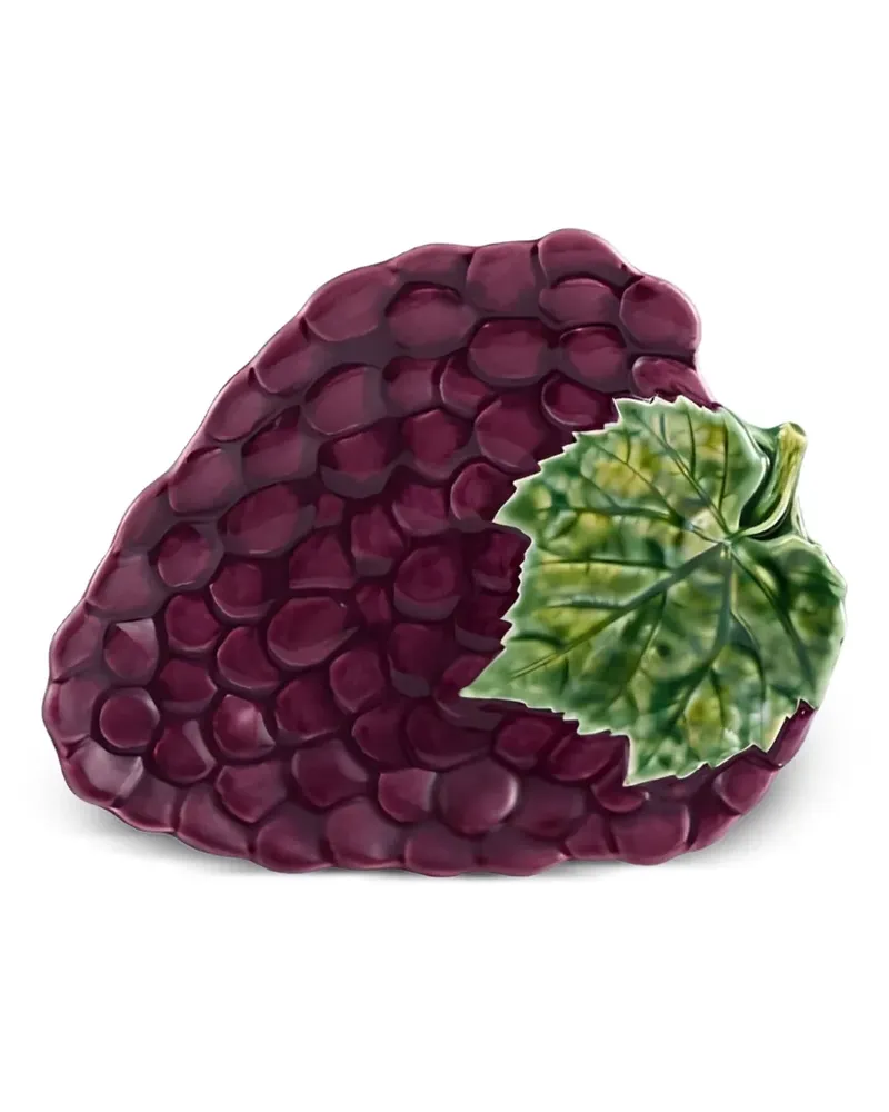 Bordallo Pinheiro grape-shaped dessert plate set (set of four) - Violett Violett