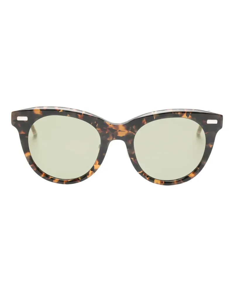 Thom Browne Geometrische Sonnenbrille - Braun Braun