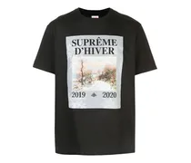 T-Shirt mit "D'Hiver"-Print