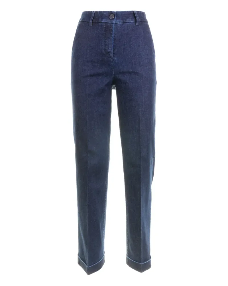 VIA MASINI 80 tapered trousers - Blau Blau