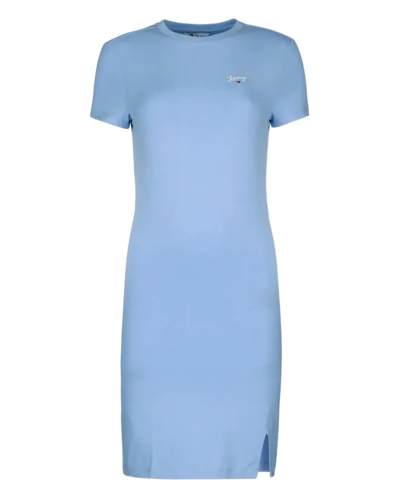 Tommy Hilfiger Kleid mit Schlitz - Blau Blau