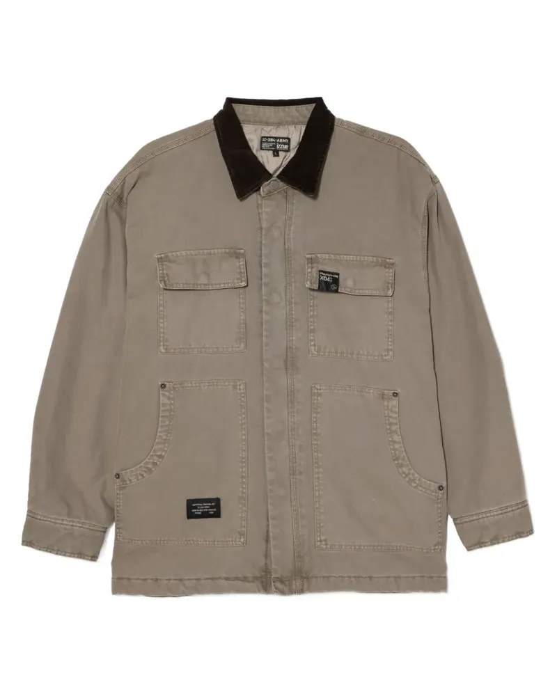 Izzue Jacke mit Logo-Patch - Nude Nude
