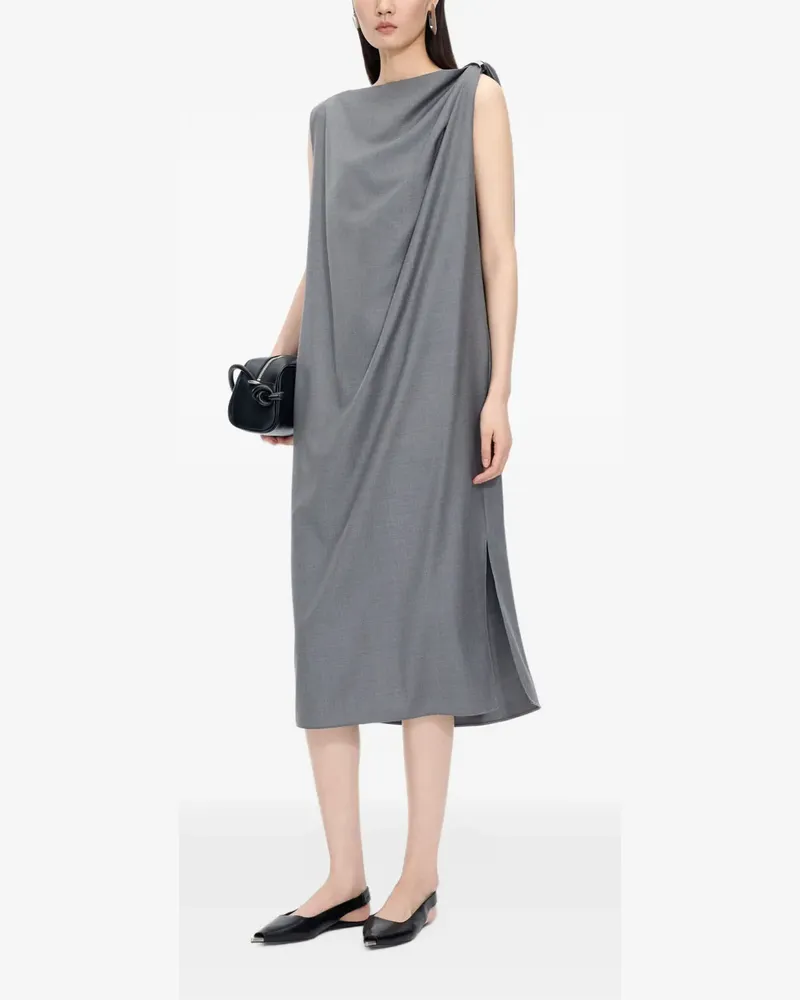 JNBY Drapiertes Minikleid - Grau Grau