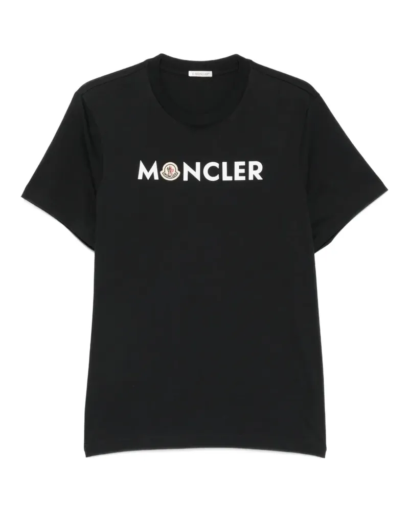 Moncler logo-print T-shirt - Blau Blau