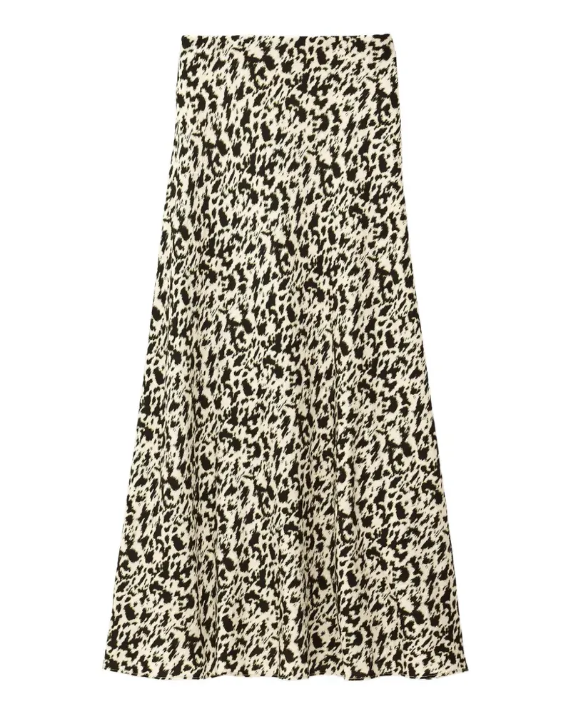 ba&sh Paena patterned skirt - Nude Nude