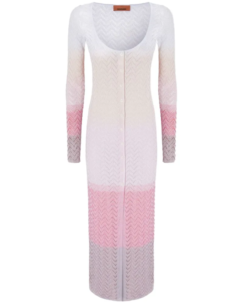 Missoni Cardigan mit Zickzackmuster - Weiß Weiß