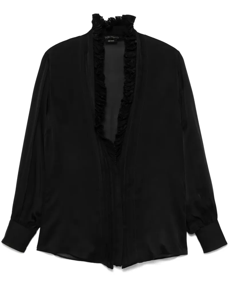 Tom Ford Bluse aus Seide - Schwarz Schwarz