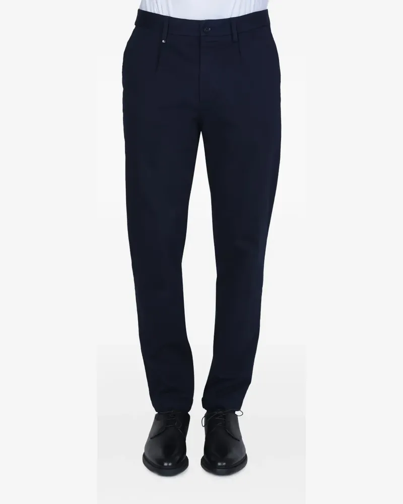 HUGO BOSS Hose mit Logo-Patch - Blau Blau