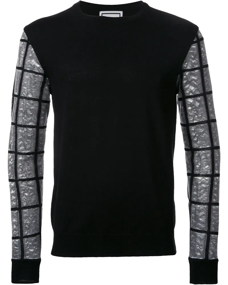 Wooyoungmi Karierter Pullover - Schwarz Schwarz