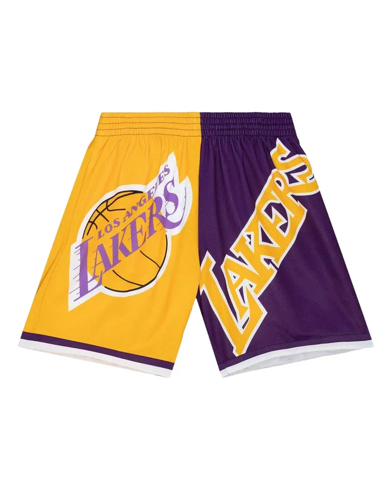 Mitchell & Ness x NBA LA Lakers Big Face 5.0 Shorts - Gelb Gelb