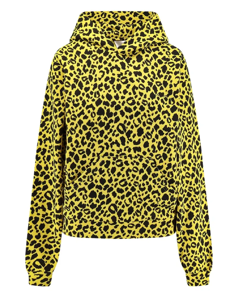 COPERNI Hoodie mit Animal-Print - Gelb Gelb