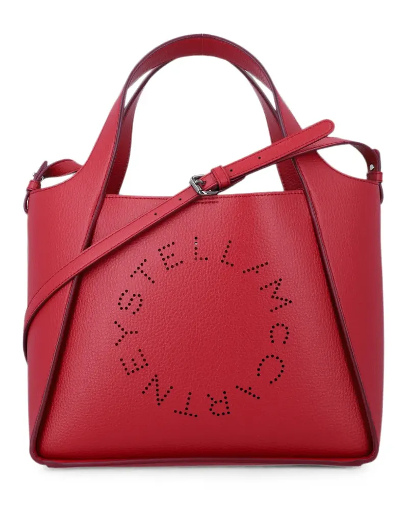 Stella McCartney Tote Bag mit perforiertem Logo - Rot Rot