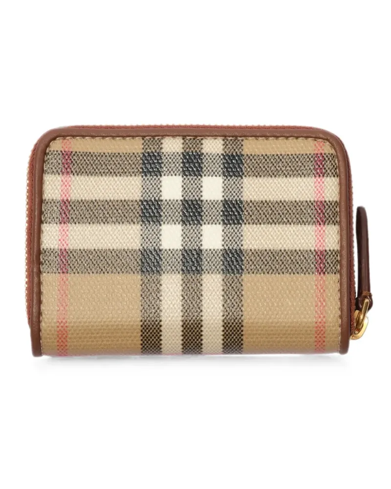 Burberry Check coin purse - Nude Nude