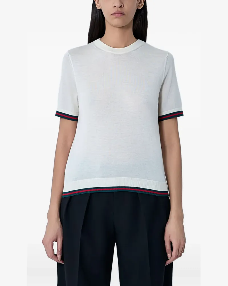 Gucci crew-neck T-shirt - Nude Nude