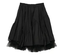 Gerüschter Rock - Schwarz