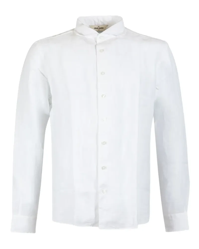 Gran Sasso Hemd mit Knopfverschluss - Weiß Weiß