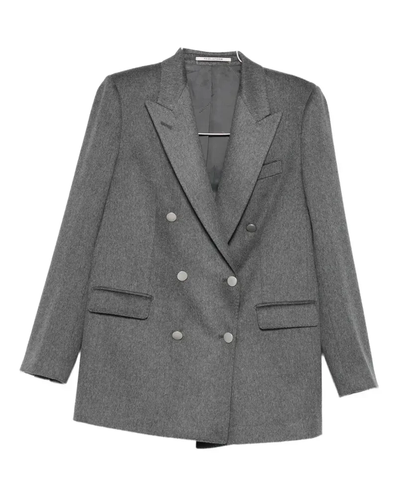 Tagliatore cashmere double-breasted blazer - Grau Grau
