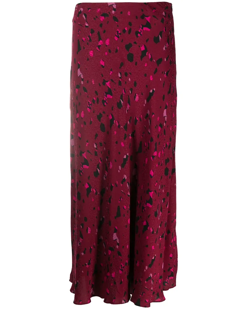 ba&sh Midirock mit Leoparden-Print - Violett Violett