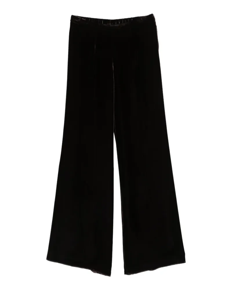 forte_forte Samthose mit weitem Bein - Rot Rot