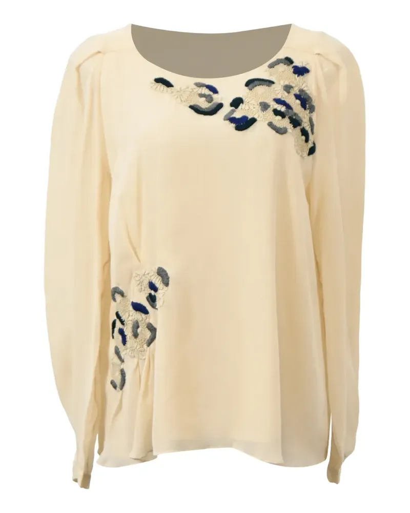 Vanessa Bruno Bestickte Bluse - Nude Nude