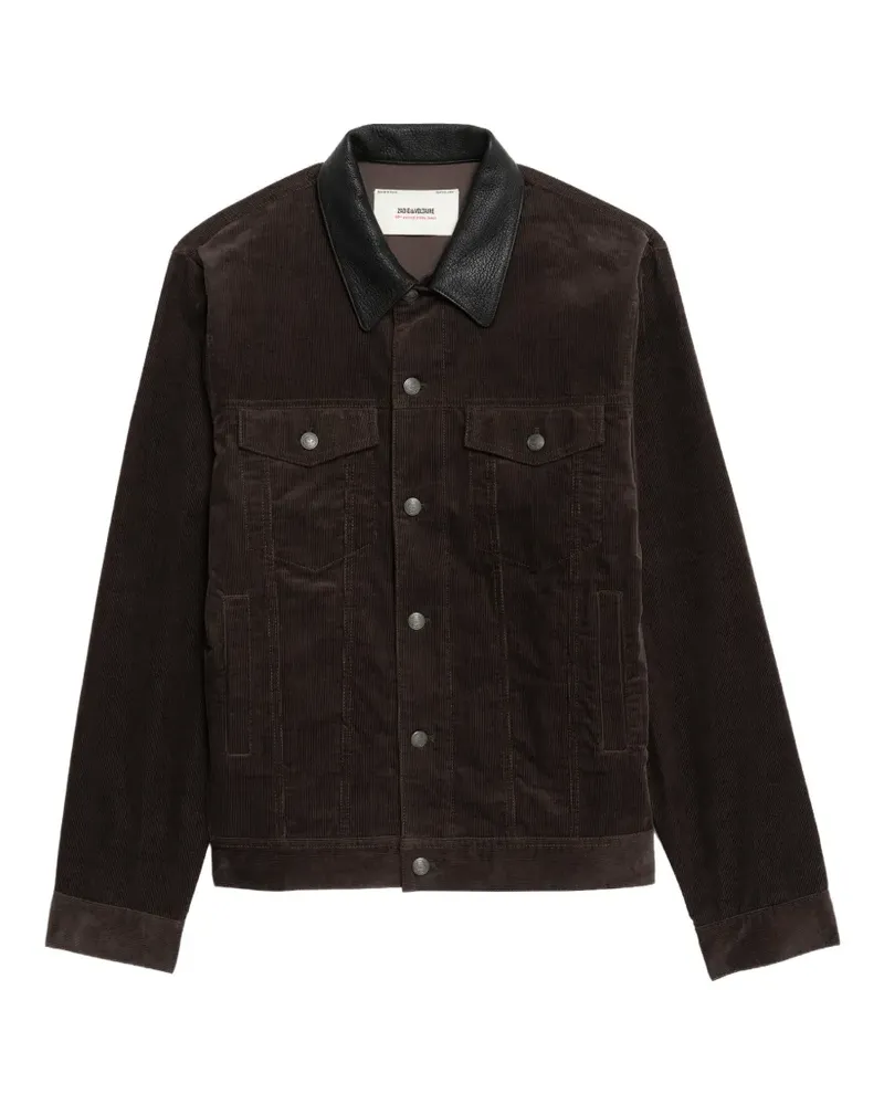 Zadig & Voltaire Bases Jacke aus Samt - Braun Braun