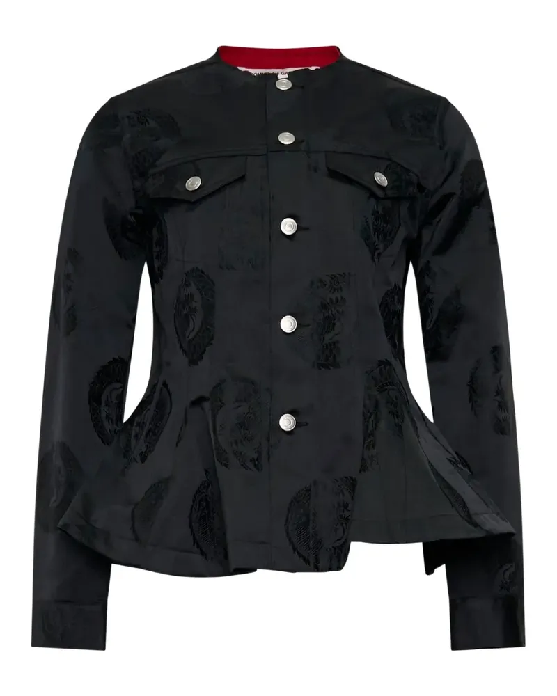 Comme des Garçons Schmale Jacke - Schwarz Schwarz